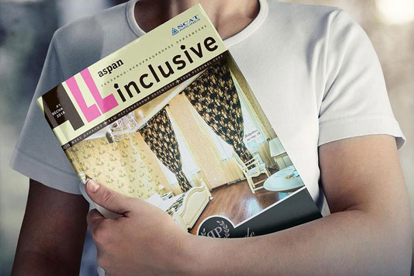 Реклама в бортовом журнале All Inclusive