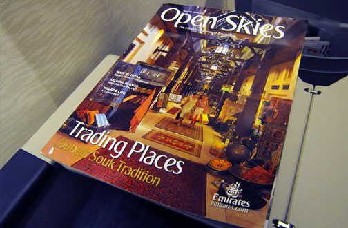 Реклама в бортовом журнале Open Skies / Опен Скайс
