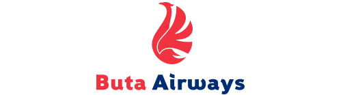 Publicidad en los aviones de la línea aérea Buta Airways