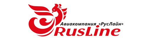 Branding de los aviones de la línea aérea RusLine