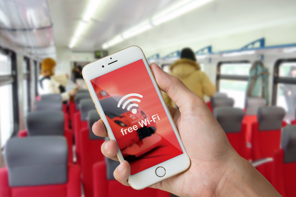 Размещение рекламы в сети Wi-Fi в вагонах поездов Аэроэкспресс в Москве