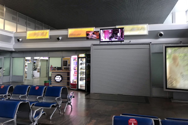 Размещение рекламы на digital мониторах в аэропорту Оренбург