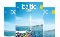 Реклама в бортовом журнале Baltic Outlook