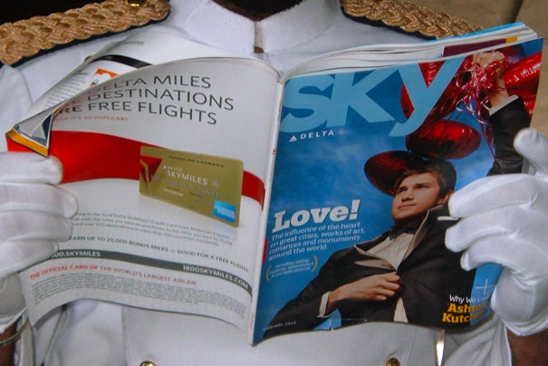 Реклама в бортовом журнале Sky